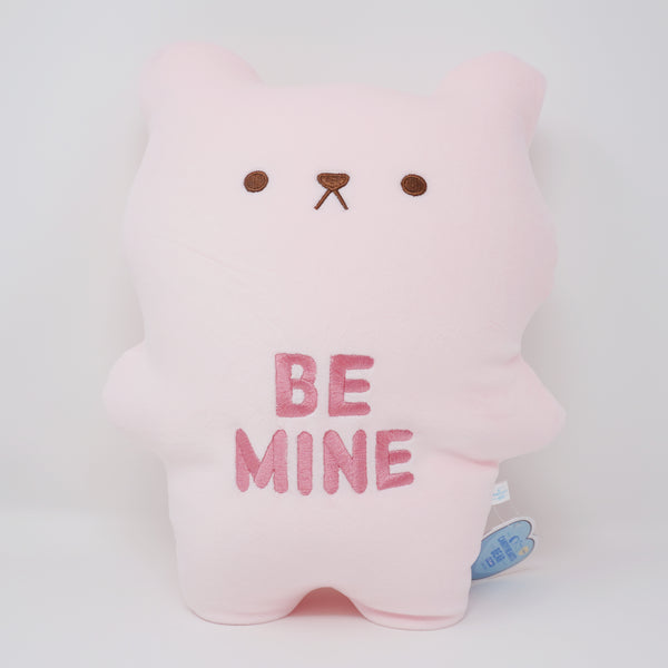 Pink "Be Mine"  Bear Plush - Valentine's Candy Hearts Bear - Yell Japan