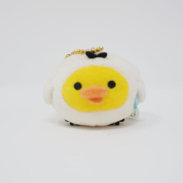 (No Tags) 2016 Kiiroitori Plush Keychain - Lazy Otter Theme Rilakkuma - San-X