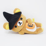 (No Tags) Lying Rilakkuma with Pumpkin Prize Plush - San-X Halloween