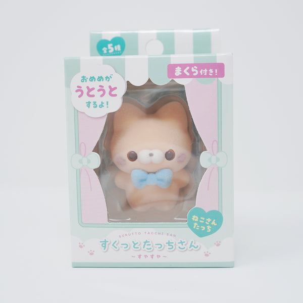 Orange Neko-san Cat Suyasuya Sleeping Figurine - Sukutto Tatch-san - Yell Japan