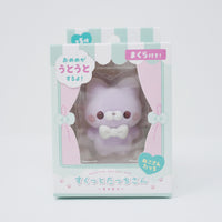 Purple Neko-san Cat Suyasuya Sleeping Figurine - Sukutto Tatch-san - Yell Japan