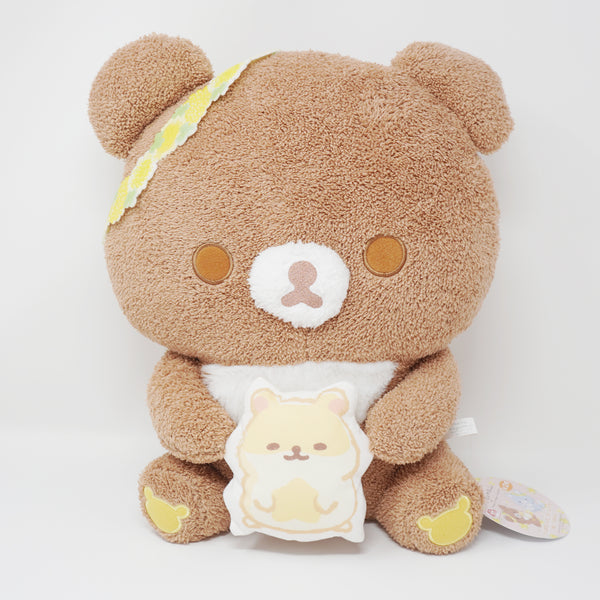 Fuzzy Chairoikoguma with Hamster XL Prize Plush - Hamster Rilakkuma Theme - San-X