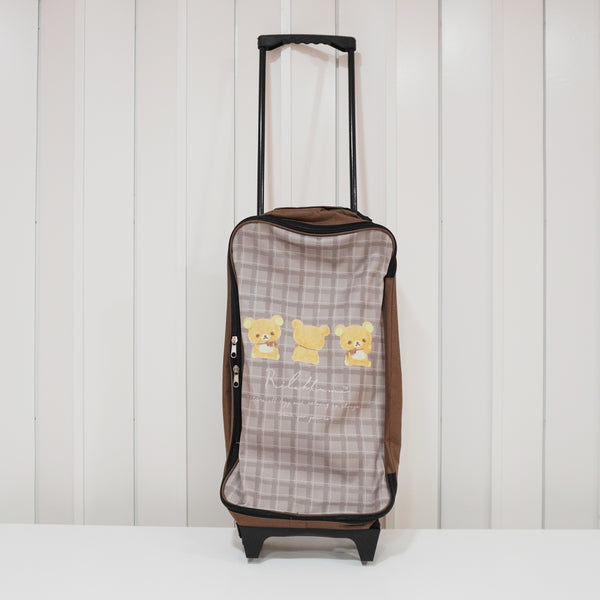 2023 Brown Rolling Suitcase Bag - Rilakkuma Style - San-X