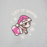 (No Tags) Let It Snow Unicorn Blue Christmas M Shirt - Tokidoki