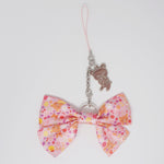 (No Tags) 2013 Pink Ribbon 10th Anniversary Prize Keychain - Rilakkuma Happy Natural Time San-X