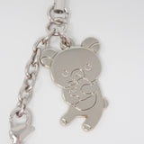(No Tags) 2013 Pink Ribbon 10th Anniversary Prize Keychain - Rilakkuma Happy Natural Time San-X