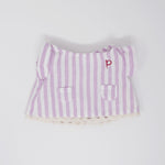 (No Tags) Purple Stripe Apron Costume - Pickles the Frog