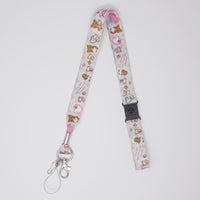 (No Tags) 2013 Rilakkuma Happy Bath Time Lanyard Strap - San-X
