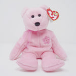 2000 Sakura Bear Pink Plush - TY Beanie Babies - Japan Exclusive