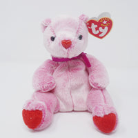 2001 Romance the Bear Plush - Valentine's Day - TY Beanie Babies