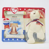 2000 Libearty the Bear USA - McDonald's Teenie Beanie Plush Sealed Box - TY Beanie Babies