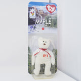 1999 Maple the Bear - Canada - McDonald's Teenie Beanie Plush Sealed Box  - TY Beanie Babies