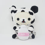 (No Tags) Korilakkuma Sitting Cow with Milk Plush - Rolling Around Outside Rilakkuma - San-X