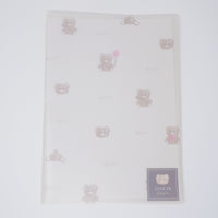 Fuzzy Juicy na Bear 6 Pocket Folder - Kamio Japan
