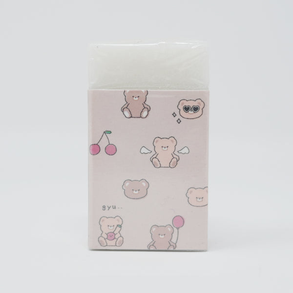 Juicy na Bear White Eraser - Kamio Japan