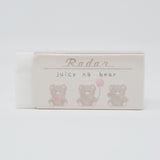 Fuzzy Juicy na Bear Slim Eraser - Kamio Japan