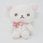 (Missing pearls, No Tags) 2022 Fuzzy Korilakkuma Plush - Rilakkuma KoriKogu's Jewel Cherry Theme - San-X