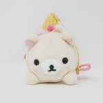 (No Tags) 2020 Korilakkuma Ice Cream Plush Keychain - Rilakkuma x Coldstone Creamery Store Limited - San-X