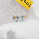 White "Always Smile" Pickles the Frog Plush - Nakajima