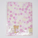 2017 Sakura Multi Pocket Folder (Korilakkuma) - Rilakkuma Cherry Blossom - San-X