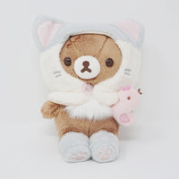 2023 Chairoikoguma Neko Cat Plush - Rilakkuma Neko Neko Onsen - San-X