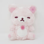 (No Tags) 2020 Rose Fuzzy Sakura Korilakkuma Eyes Closed Prize Plush - Cherry Blossom Rilakkuma - San-X