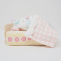 2021 Shirokuma in Cake Bed Tenori Plush - Sumikko Neko Siblings Sweet Shop - Sumikkogurashi Collection San-X