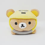 (No Tags) 2014 Rilakkuma Train Narikiri Type Plush Keychain - Rilakkuma x Dr Yellow - San-X