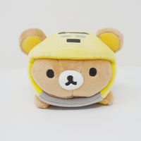 (No Tags) 2014 Rilakkuma Train Narikiri Type Plush Keychain - Rilakkuma x Dr Yellow - San-X