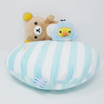 2014 Rilakkuma & Kiiroitori Plush Cushion Set - Shima Shima Lawson Loppi Limited - San-X