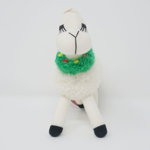 Llama-san with Christmas Wreath Plush - Kapibara-san