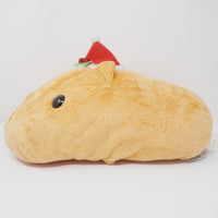 Santa Kapibara-san Hat with Holly Christmas Plush