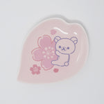 2020 Rilakkuma Hugging Sakura Pink Cherry Blossom Plate - Rilakkuma San-X Prize