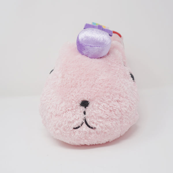 Pink Iwai-san & Baby Iwai-san Rainbow Set Plush - Kapibara-san 5th Annivesary