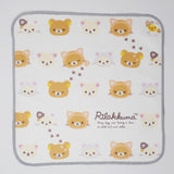 Lazy Cat Neko Design Mini Hand Towel - 20 Years of Nostalgic Dreams Rilakkuma Ichiban Kuji - San-X