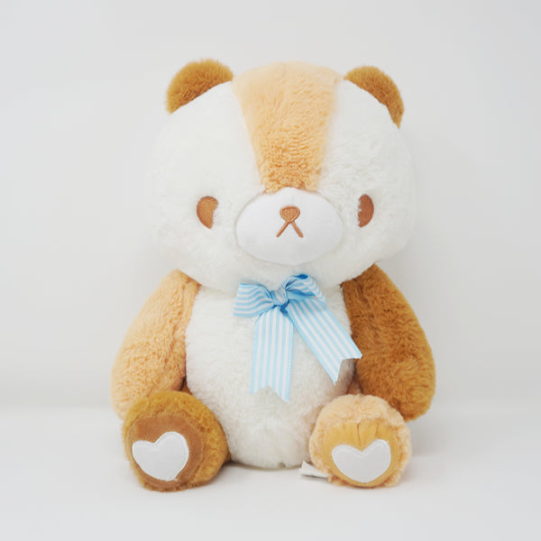 Colorful Mofuru Caramel Teddy Bear Plush 30cm - Yell Japan