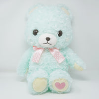 J’s bear☆Jun Watanabe☆作家様☆テディベア☆mint Tag Detached) “Mint” Large Blue Teddy Bear Plush - Fortune Bears
