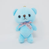 Blue Bear “Lucy” Plush Keychain - 2nd Edition Little Corduroy Bears Code & Roy - Yell Japan