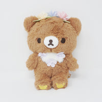 2023 Chairoikoguma Flower Crown Plush - KoriKogu's Flower Tea Time Rilakkuma - San-X