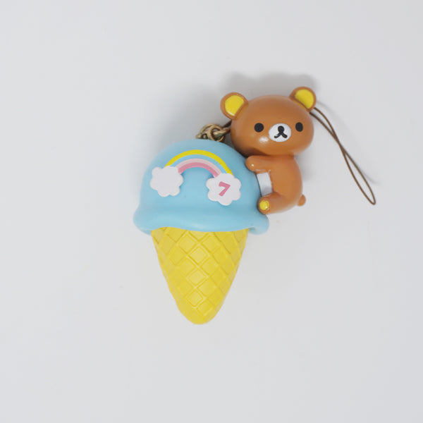 (No Tags) Rilakkuma Ice Cream Keychain - 7th Anniversary - San-X