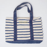 (No Tags) Beams Striped Mini Tote Bag - Beams Japan