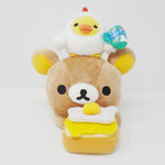 (No Tags) 2012 Rilakkuma & Kiiroitori Plush - Store Limited Tamago Theme - San-X