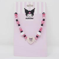 2022 Kuromi Beaded Heart Necklace - Sanrio