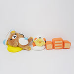 (No Box) 2005 Rilakkuma and Kiiroitori with Headphones and Speaker Plush Set - Vol. 3 Relax with Music Rilakkuma