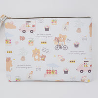 2021 2 Way Tote Bag with Pouch - Rilakkuma Marche Theme - San-X