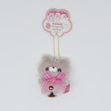 Pink Bow Kuma-san Plush Keychain - Teddy Selection Sukutto Tatch-san - Yell Japan