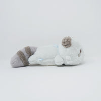 2021 Ashiaraiguma Grey Raccoon Lying Plush - Kokoroaraiguma Home Cafe Theme