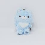 (No Tags) 2021 Blue Wolf Plush Keychain - Always with Rilakkuma - San-X