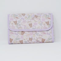 2023 Expanding Valuables Wallet Case - KoriKogu's Flower Tea Time Rilakkuma - San-X