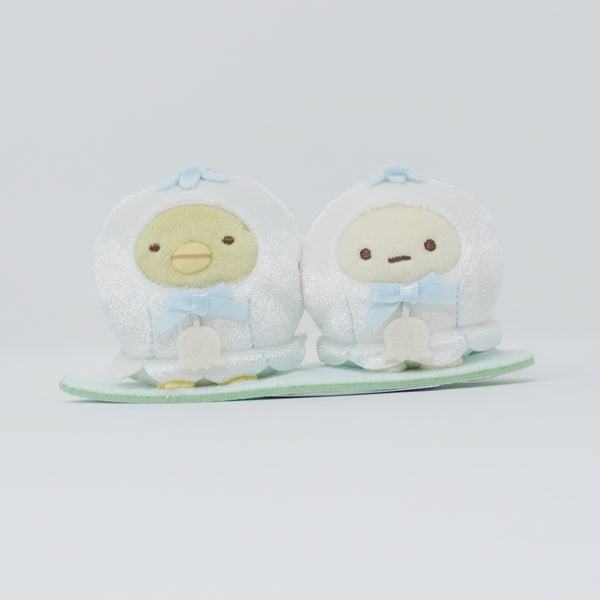 2023 Penguin? & Tapioca Tenori Plush Set - Zassou & Fairy Flower Garden Theme - Sumikkogurashi - San-X